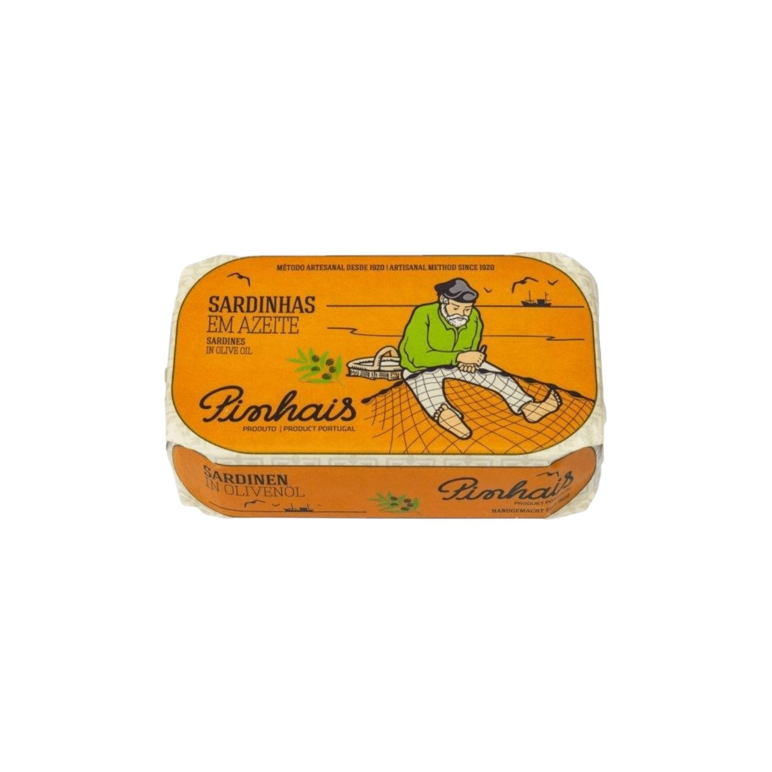 Pinhais sardines in olive oil tin
