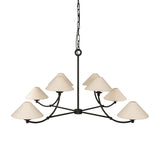 Renzo Chandelier in Black Wrought Iron – primary view