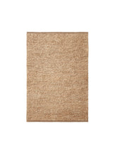Armadillo River Nook Rug in Natural, close view of the jute pile and edge