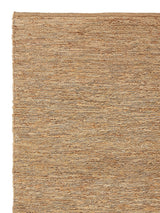 Armadillo River Rug in Natural, additional view 5 of the handwoven jute rug