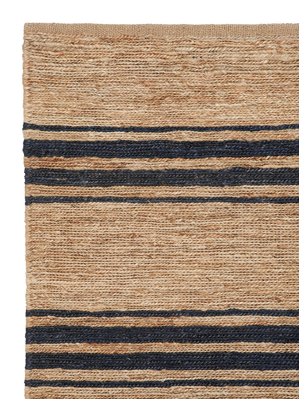 River Rug in Natural & Indigo