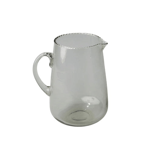 Ruffle Glass Pitcher
