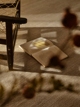 Armadillo Sagrada Rug in Dun, detail of the wool weave and texture