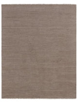 Armadillo Sagrada Rug in Breccia, overhead view of the hand-knotted wool cut pile weave and edge finish