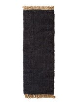 Armadillo Sahara Nook Rug in Charcoal, additional view 7 of the double-woven jute rug