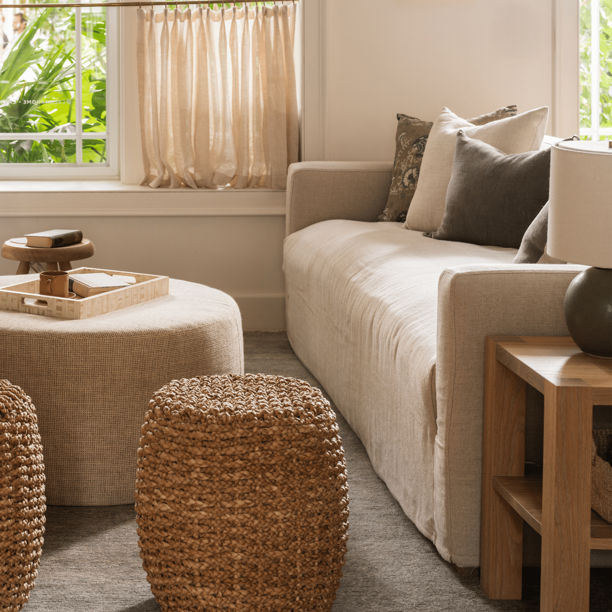 Sander Graphite Lumbar Pillow