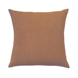 Sander Terracotta Pillow by One Bi One — Belgian linen in terracotta, 22 × 22 in., handcrafted in Gothenburg, Sweden
