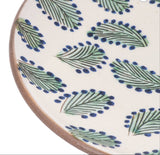 Scattered Leaves Ceramic Plate
