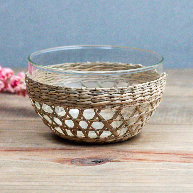 Seagrass Cage Low Bowl