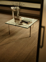 Armadillo Selva Rug in Desert, detail of the afghan wool weave and texture