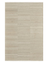 Armadillo Selva Rug in Oat, additional view 5 of the handwoven afghan wool kilim rug