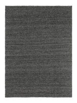 Armadillo Sherpa Rug in Charcoal, additional view 8 of the handwoven wool blend rug