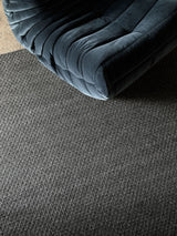Armadillo Sherpa Rug in Charcoal, additional view 6 of the handwoven wool blend rug
