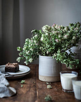 Farmhouse Pottery Silo Crock on kitchen counter