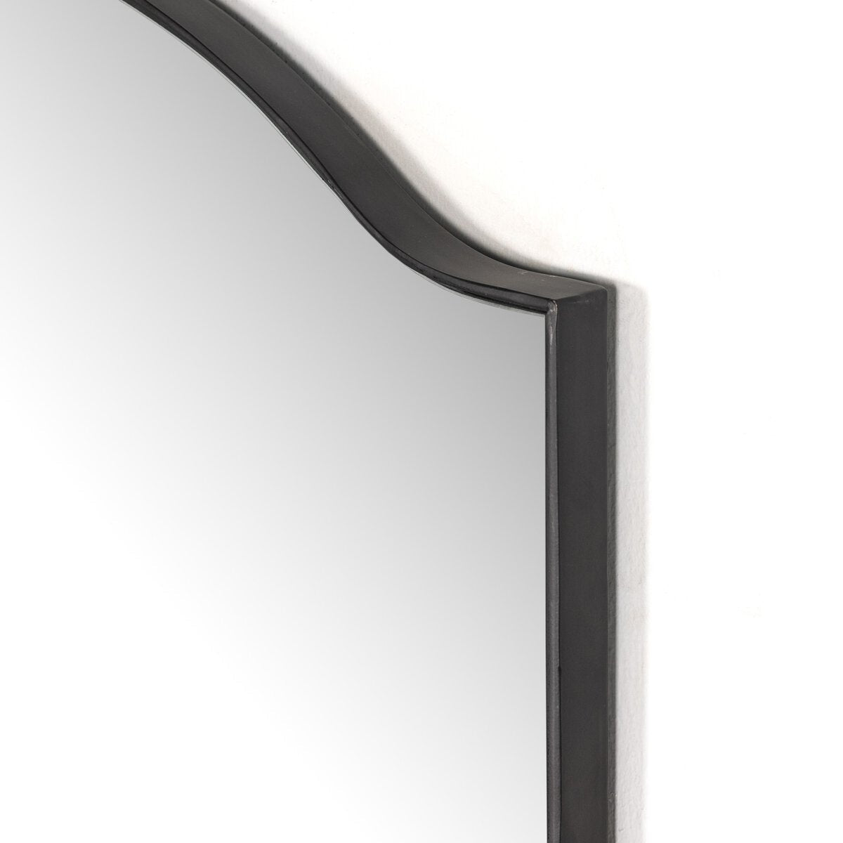 Small Iron Arched Mirror
