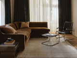 Armadillo Sonata Rug in Wisp, detail of the hand-spun afghan wool weave and texture
