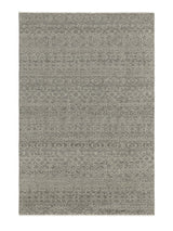 Armadillo Sonata Rug in Plume, a second view of the hand-spun afghan wool rug in a styled interior