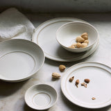 Standard Affair Medium Plate styled with linen on dining table