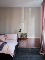 Room painted in Farrow & Ball Sulking Room Pink No.295