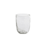 Tabou Hammered Tumbler in clear glass – Zodax ZOIN-7630