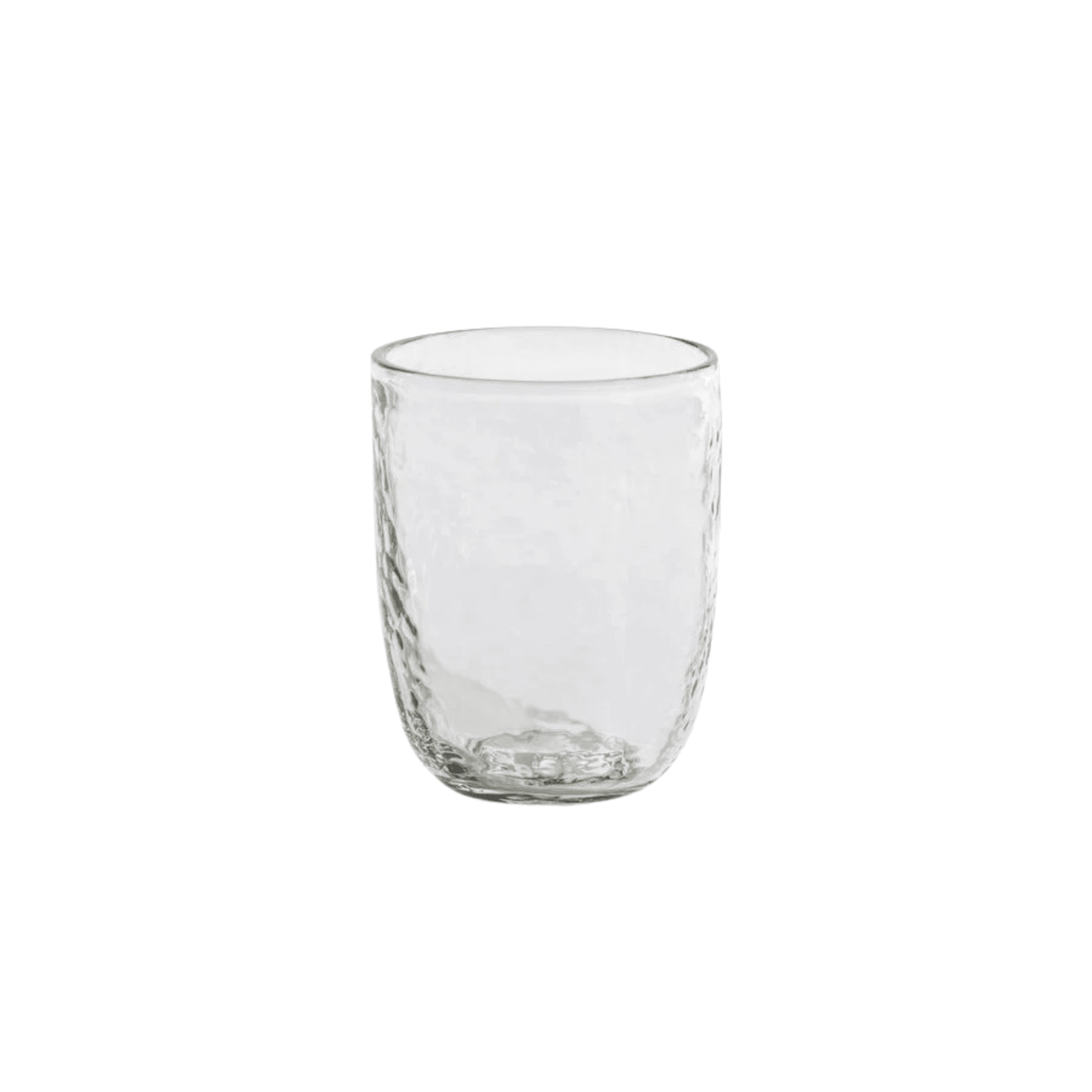 Tabou Hammered Tumbler in clear glass – Zodax ZOIN-7630