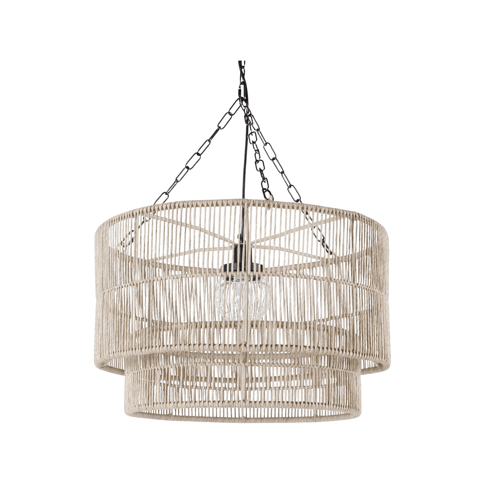 Tanner Outdoor Pendant Drum - Natural