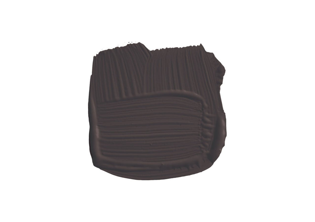 Farrow & Ball Tanner's Brown No.255 brush-out swatch