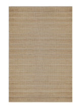 Armadillo Trellis Rug in Natural & Sandstone, additional view 5 of the handwoven wool and jute rug