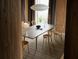 Armadillo Trellis Rug in Natural & Bison, a second view of the handwoven wool and jute rug in a styled interior