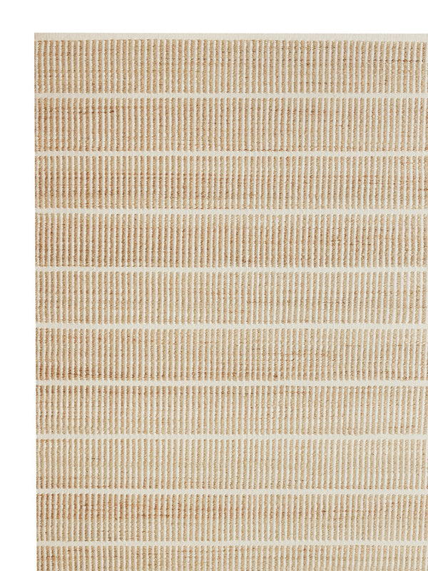 Trellis Rug in Natural & White