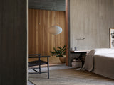 Armadillo Trellis Rug in Natural & Bison, detail of the wool and jute weave and texture