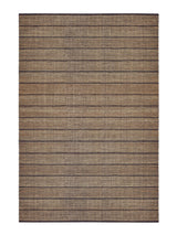 Armadillo Trellis Rug in Natural & Bison, additional view 6 of the handwoven wool and jute rug