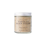 Calicutts 4 oz jar of Vanilla Bean Sugar blend with Madagascar bourbon vanilla beans and cane sugar