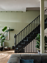 Room painted in Farrow & Ball Vert de Terre No.234