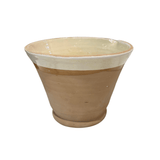 Vintage ceramic vase sourced from Sweden — white background