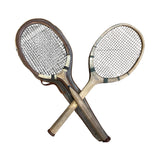 Vintage wooden tennis racket — collectible decor piece