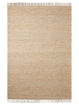 Armadillo Willow Rug in Eggshell, additional view 5 of the handwoven flatweave rug