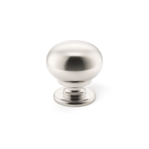 Withenshaw Cabinet Knob in Polished Nickel Plate