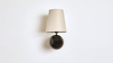 Workstead Bole Sconce in Matte Black Enamel