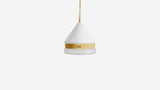 Workstead Buoy Cardinal Slab Pendant Large in Straw