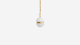Workstead Buoy Hemisphere Pendant Small in Straw