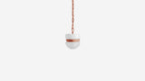Workstead Buoy Slab Hemisphere Pendant Small in Clay