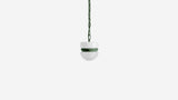 Workstead Buoy Slab Hemisphere Pendant Small in Grass