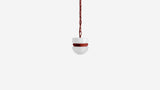 Workstead Buoy Slab Hemisphere Pendant Small in Tomato