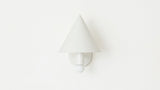 Workstead Canopy Sconce, conical shroud wall sconce