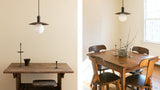 Workstead Helios Cord Pendant in a room setting