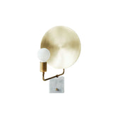 Workstead Helios Table Lamp in Hewn Brass