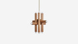 Workstead Hieroglyph Pendant XII, nested wood cylinders
