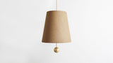 Workstead House Cord Pendant Large with Natural Burlap shade
