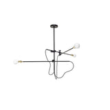 Workstead Industrial Chandelier in Industrial Black